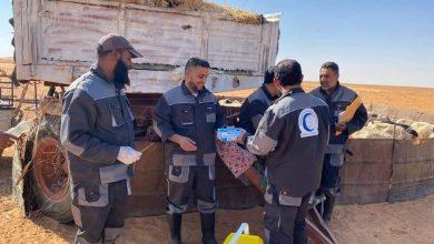 الخدمات البيطرية الجبل الغربي تقوم بزيارة عدد من بؤر الحيوانات المبلغ عنها