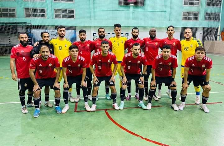 منتخب ليبيا لكرة القدم داخل الصالات في مواجهة الجزائر